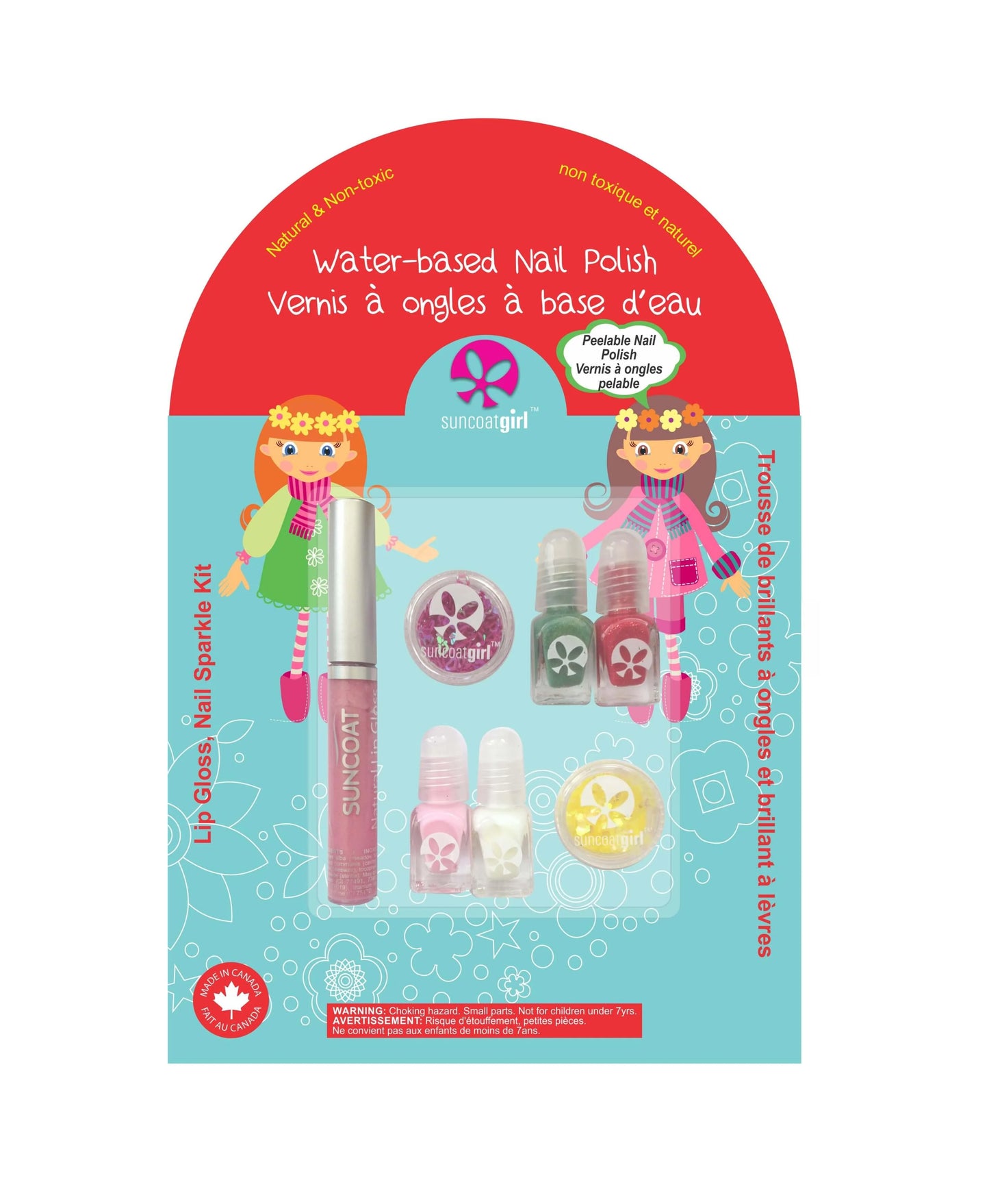 Lip Gloss Nail Sparkle Kit - Holiday Magic - EOL