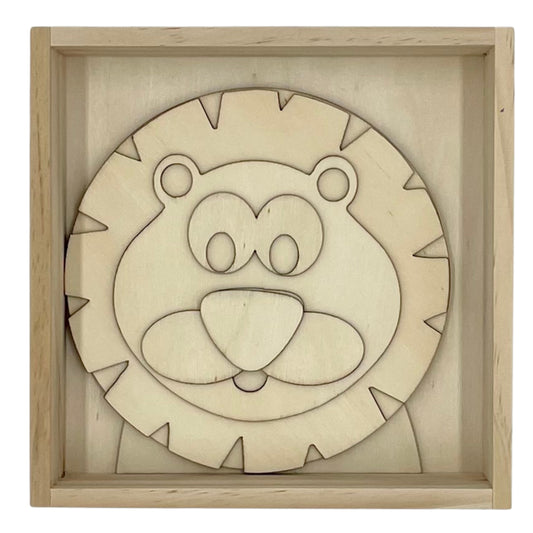 Paint & Stack Puzzlers - Lion