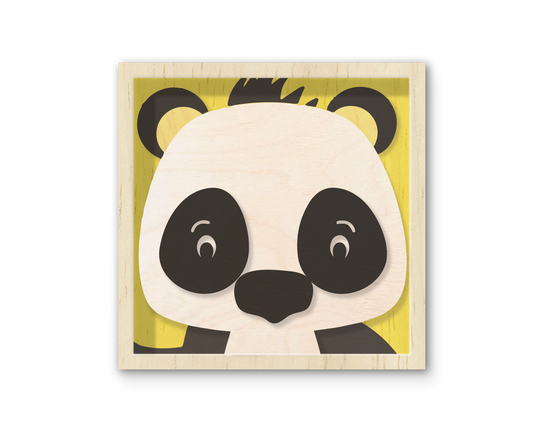 Paint & Stack Puzzlers - Panda