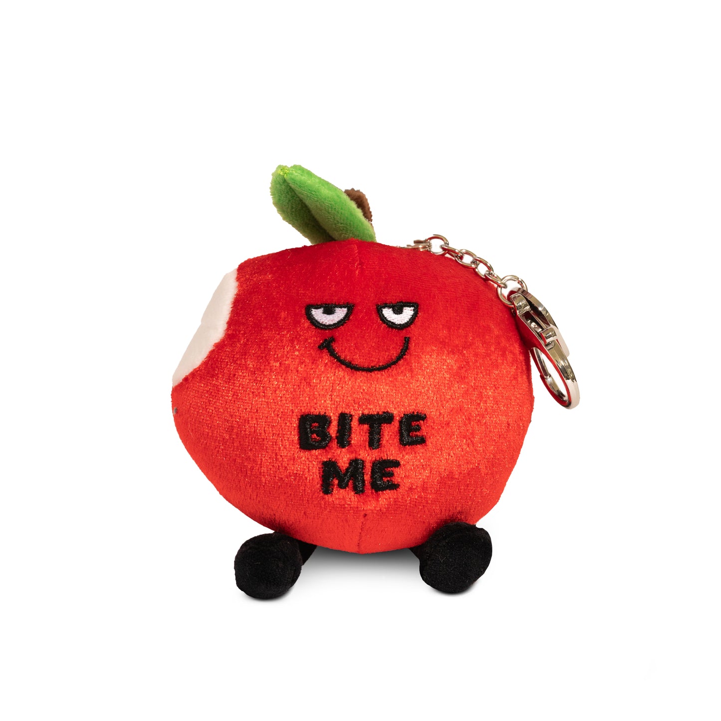 "Bite Me" Apple Plush Bag Charm