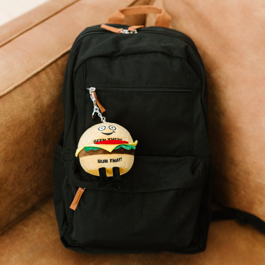 "Been There, Bun That" Burger Plush Bag Charm