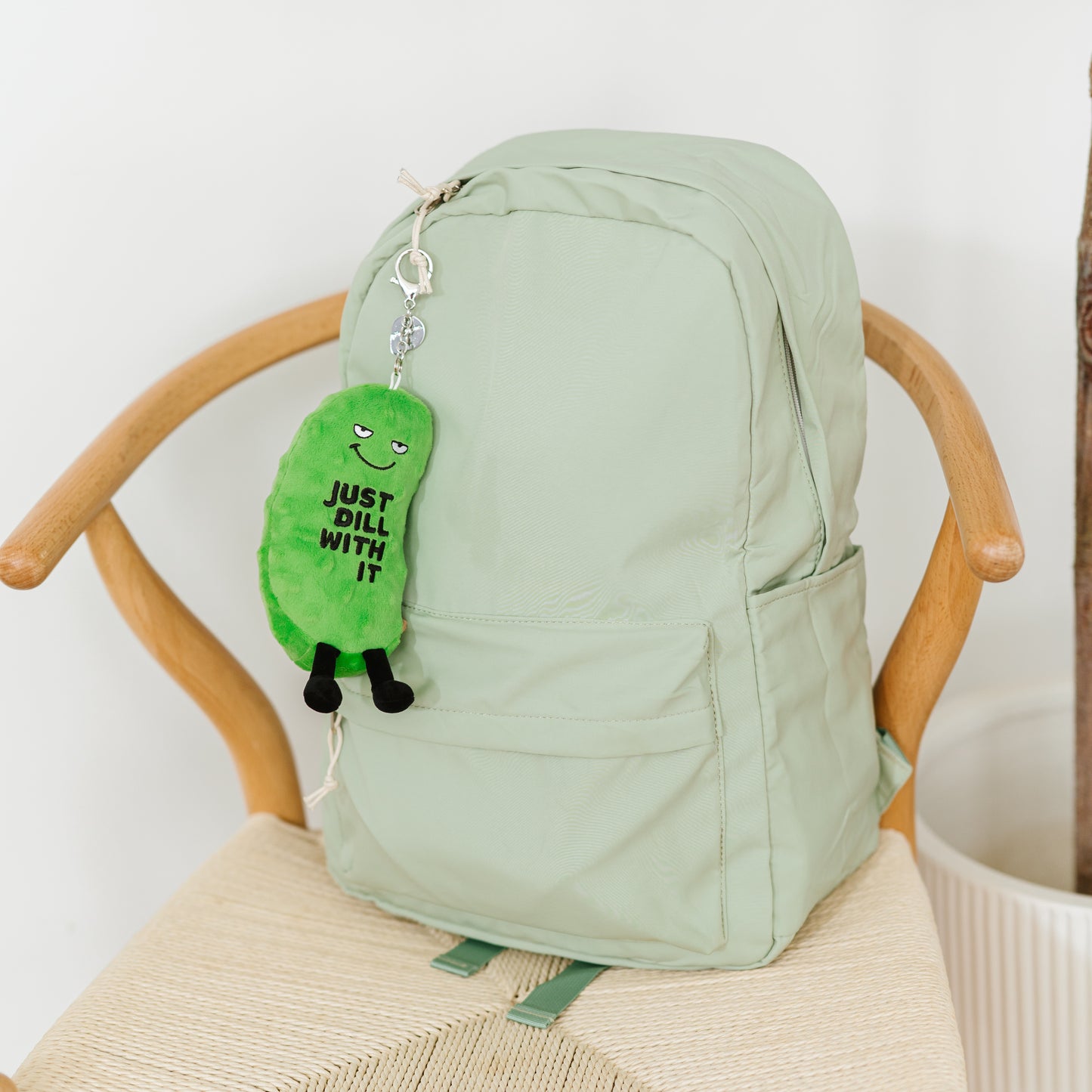 "Just Dill With It" Pickle Plush Bag Charm