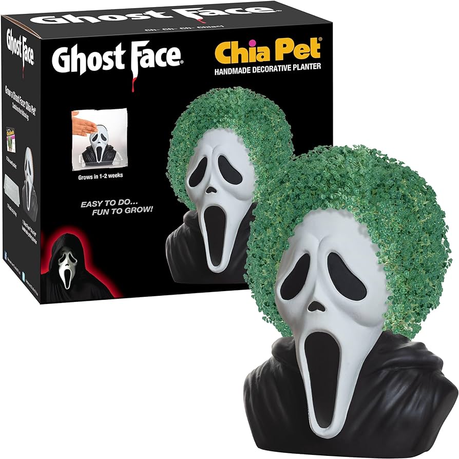 Chia Pet Ghost Face