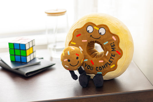 "You Complete Me" Plush Donut