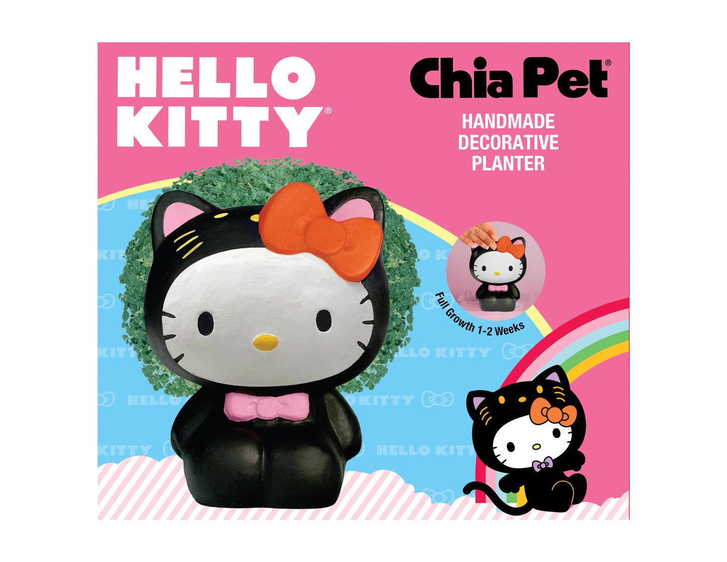 Chia Pet Hello Kitty with kitten costume