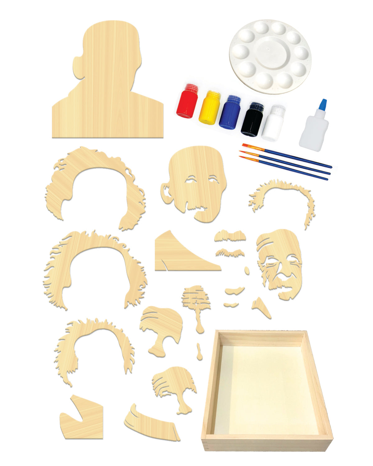 Einstein - Get Stacked Paint & Puzzle Kit