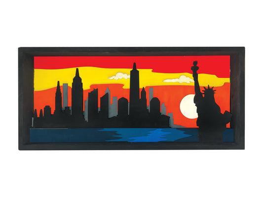 Get Stacked Paint & Puzzle Kit - NYC SKYLINE