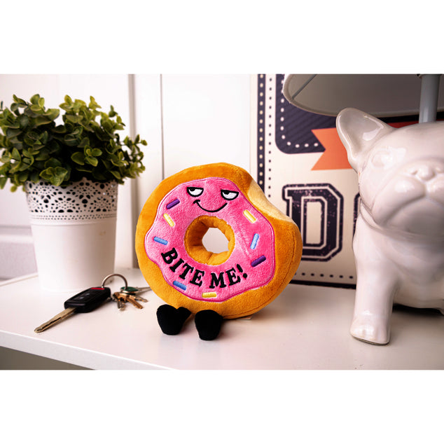 "Bite Me" Plush Donut