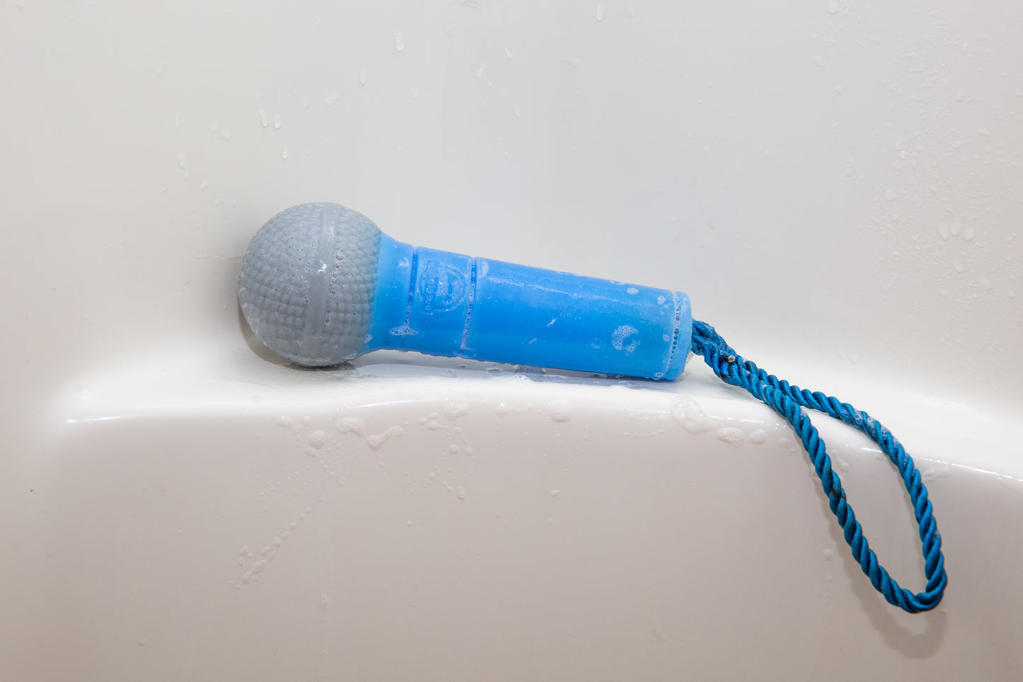 Microphone Soap on a Rope