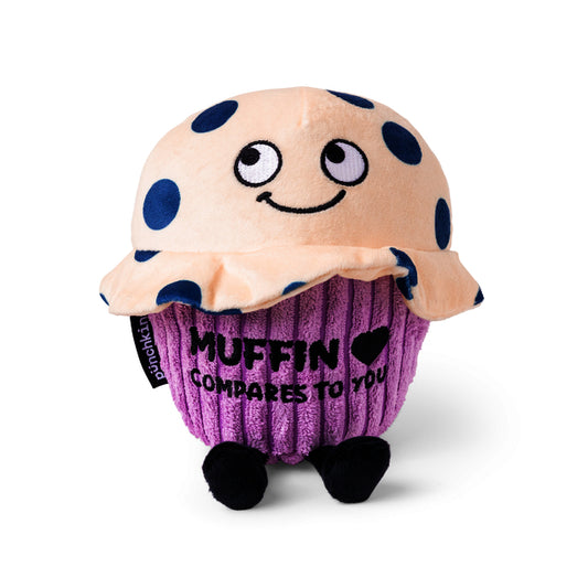 "Muffin Compares To You" Plush Blueberry Muffin