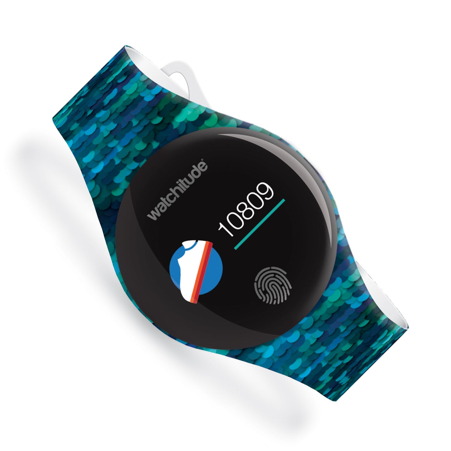 Blue Sequins - Watchitude Move 2 Kids Activity Plunge Proof Watch