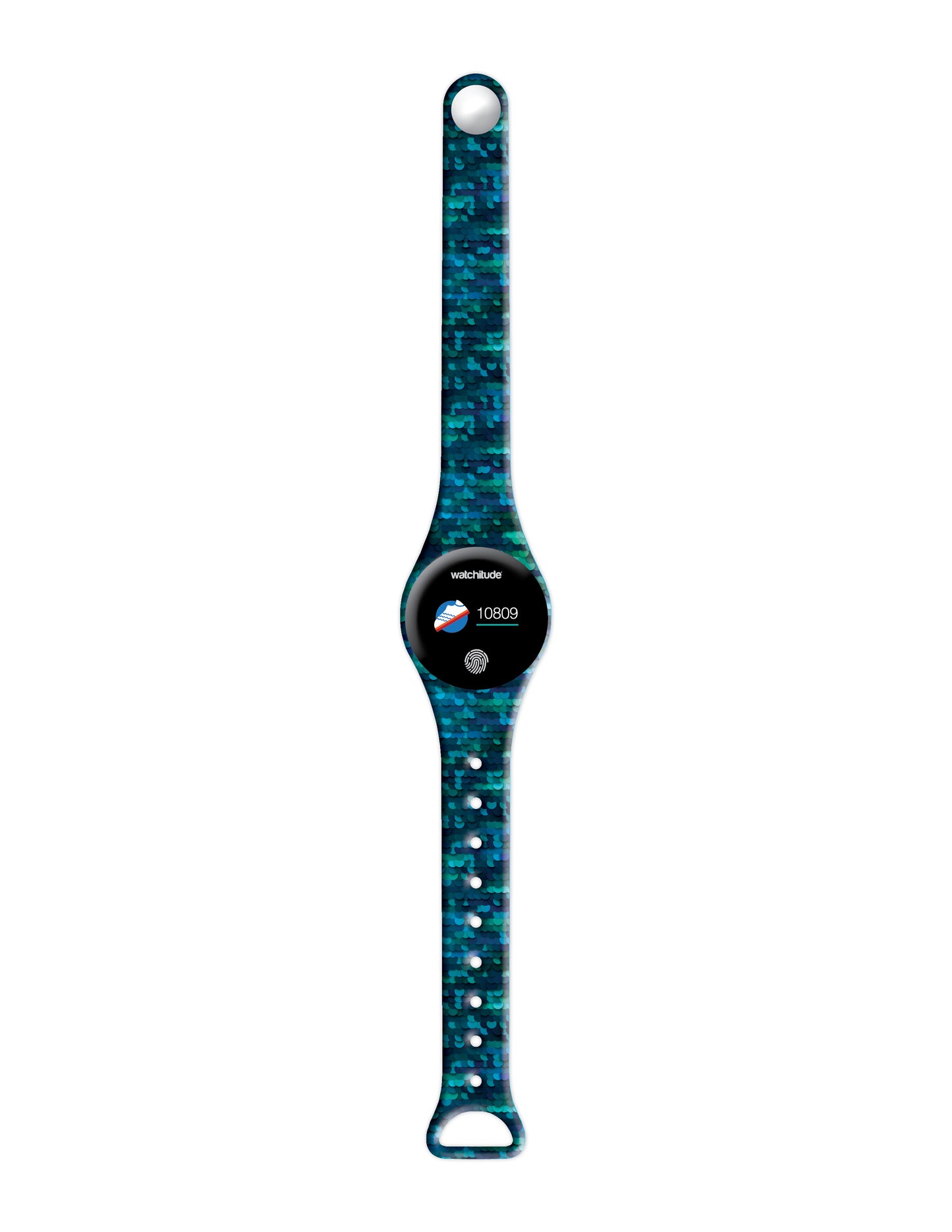 Blue Sequins - Watchitude Move 2 Kids Activity Plunge Proof Watch