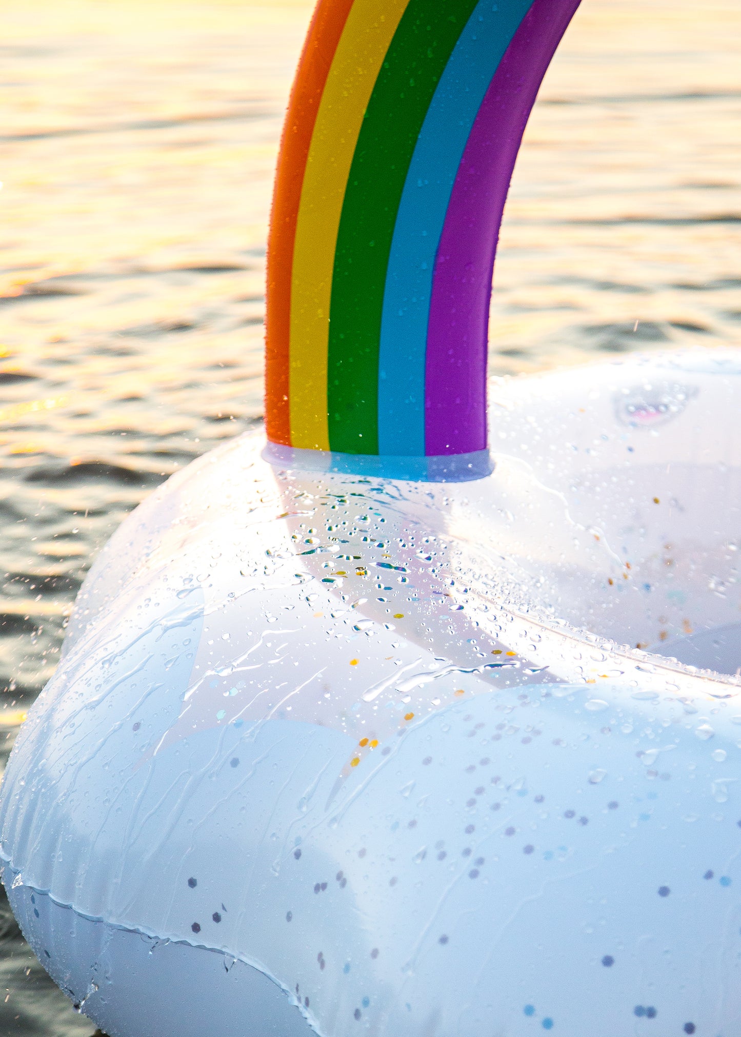 Rainbow Cloud Pool Float