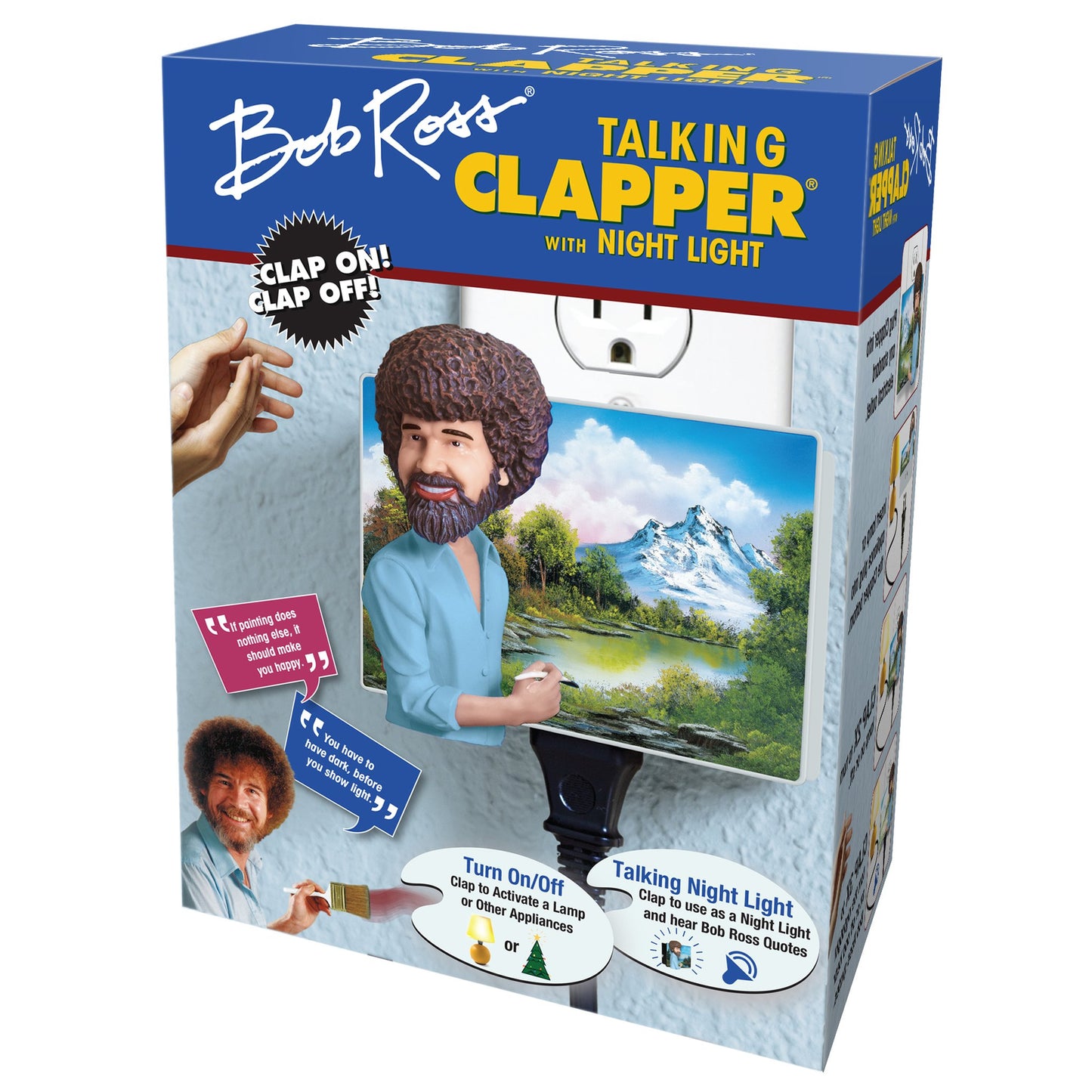 Bob Ross talking Clapper