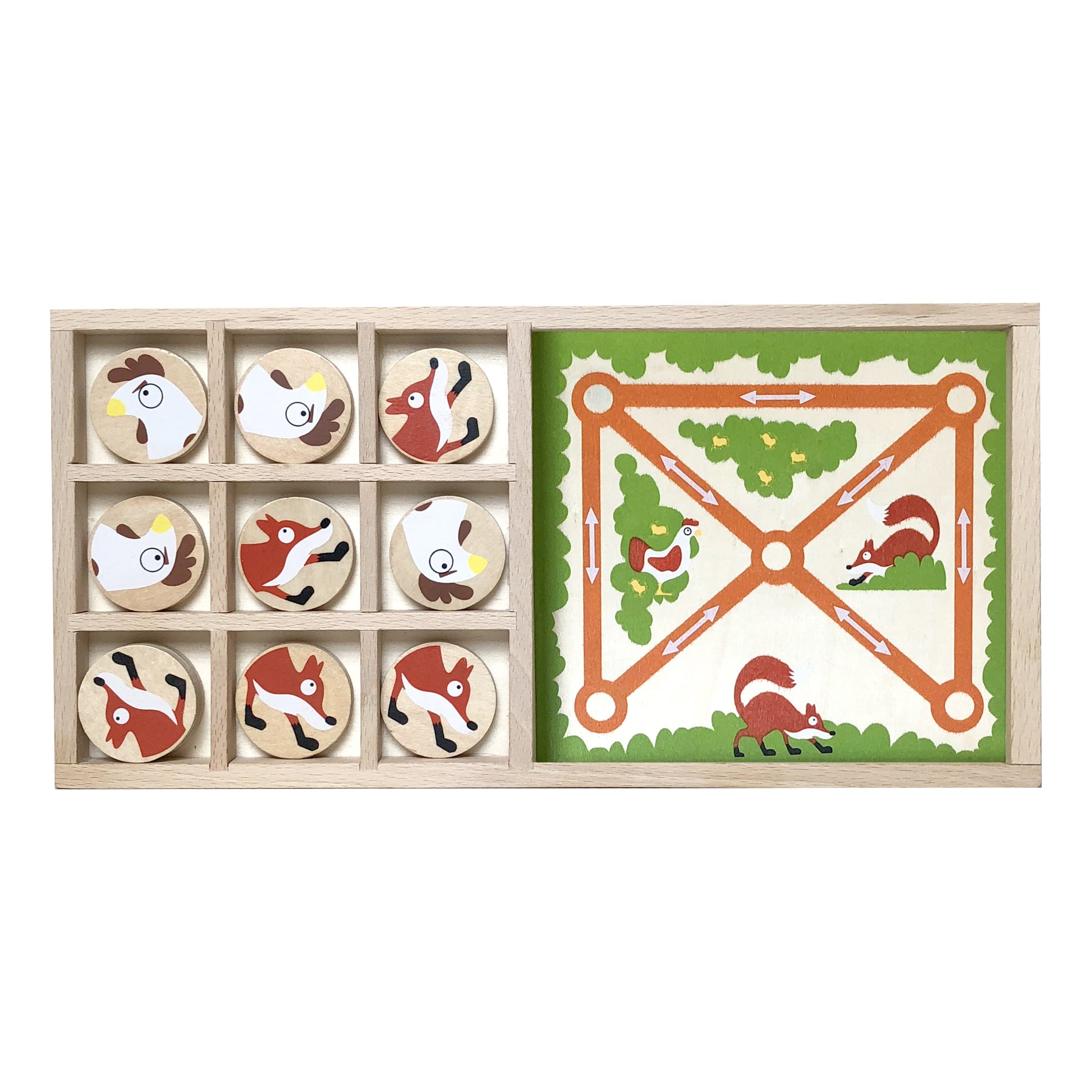 Fox VS. Chickens Double Game Set - Super Toy