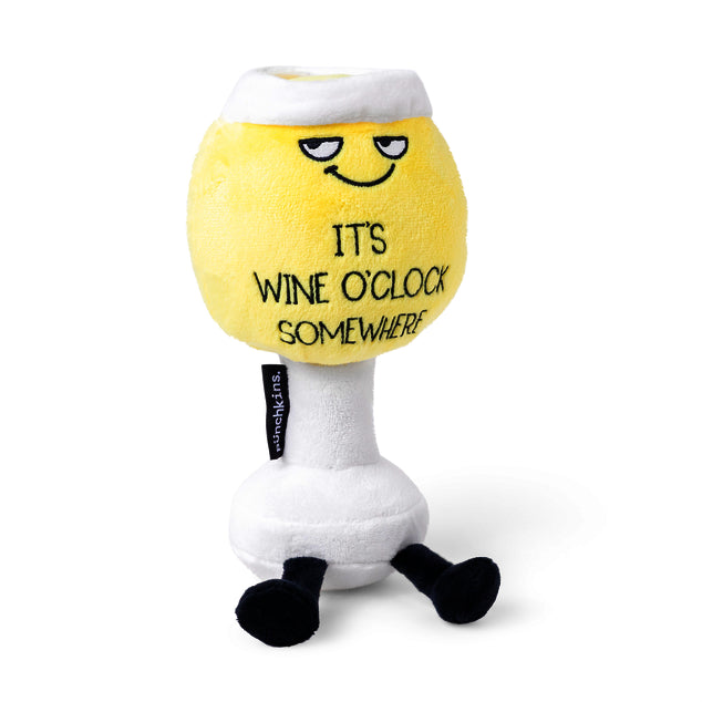 Punchkins Plush White Wine Glass