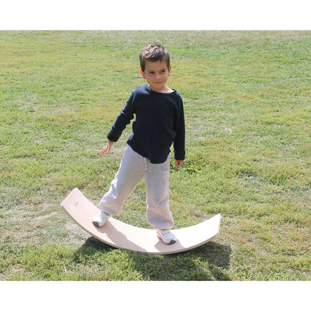 KidBoard Balance Board - Walnut Stain