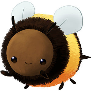 Mini Squishable Fuzzy Bumblebee