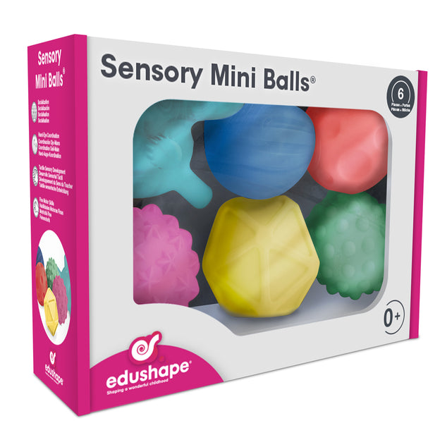 Sensory Mini Balls, 6 pcs