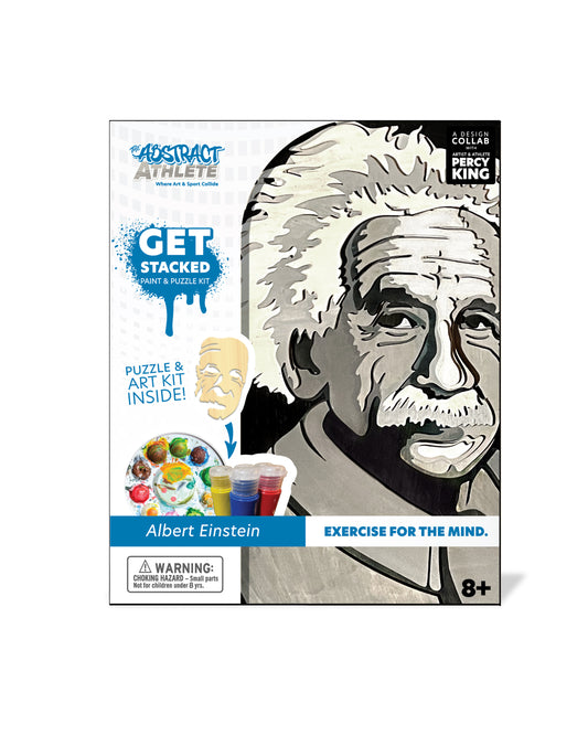 Einstein - Get Stacked Paint & Puzzle Kit
