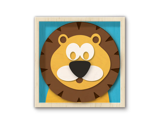 Paint & Stack Puzzlers - Lion