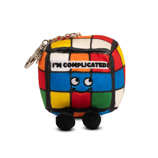 "I'm Complicated" Cube Plush Bag Charm