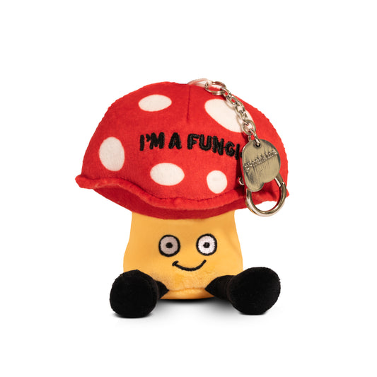 "I'm a Fungi" Mushroom Plush Bag Charm