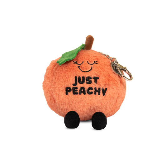 "Just Peachy" Peach Plush Bag Charm