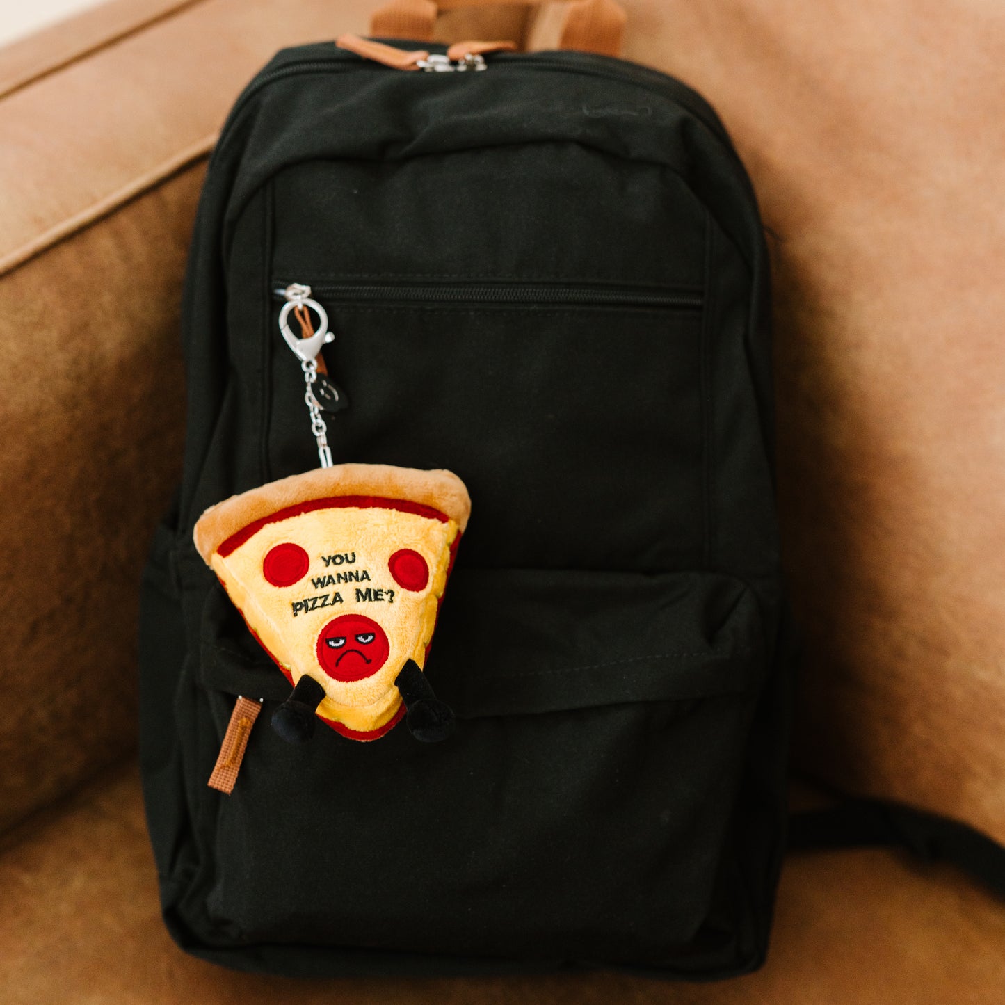 "You Wanna Pizza Me" Pizza Plush Bag Charm