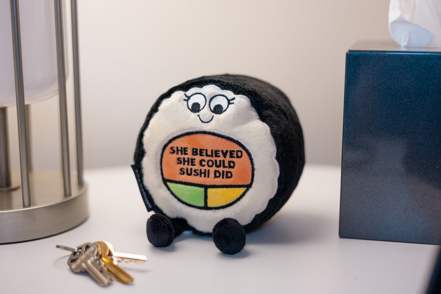 "She Believed She Could Sushi Did" Sushi Plush