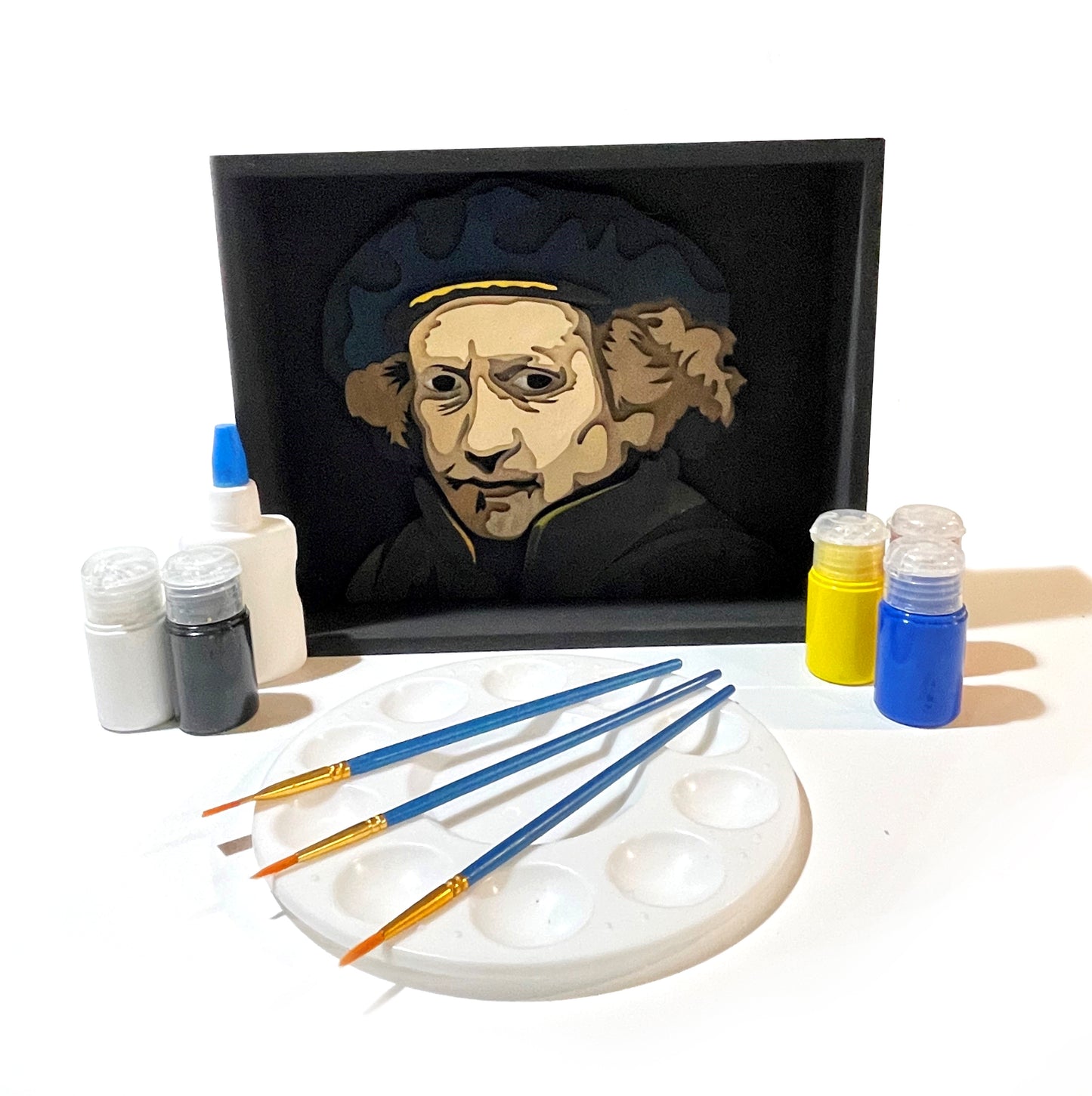 Rembrandt - Get Stacked Paint & Puzzle Kit