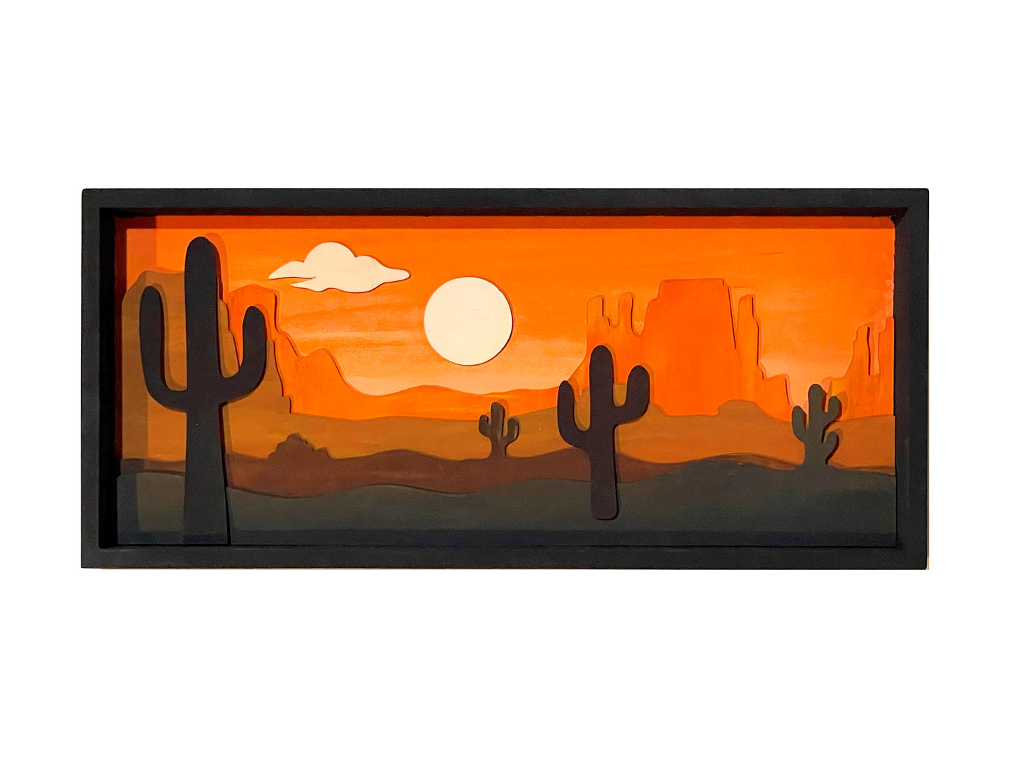 Desert Sunset - Get Stacked Paint & Puzzle Kit