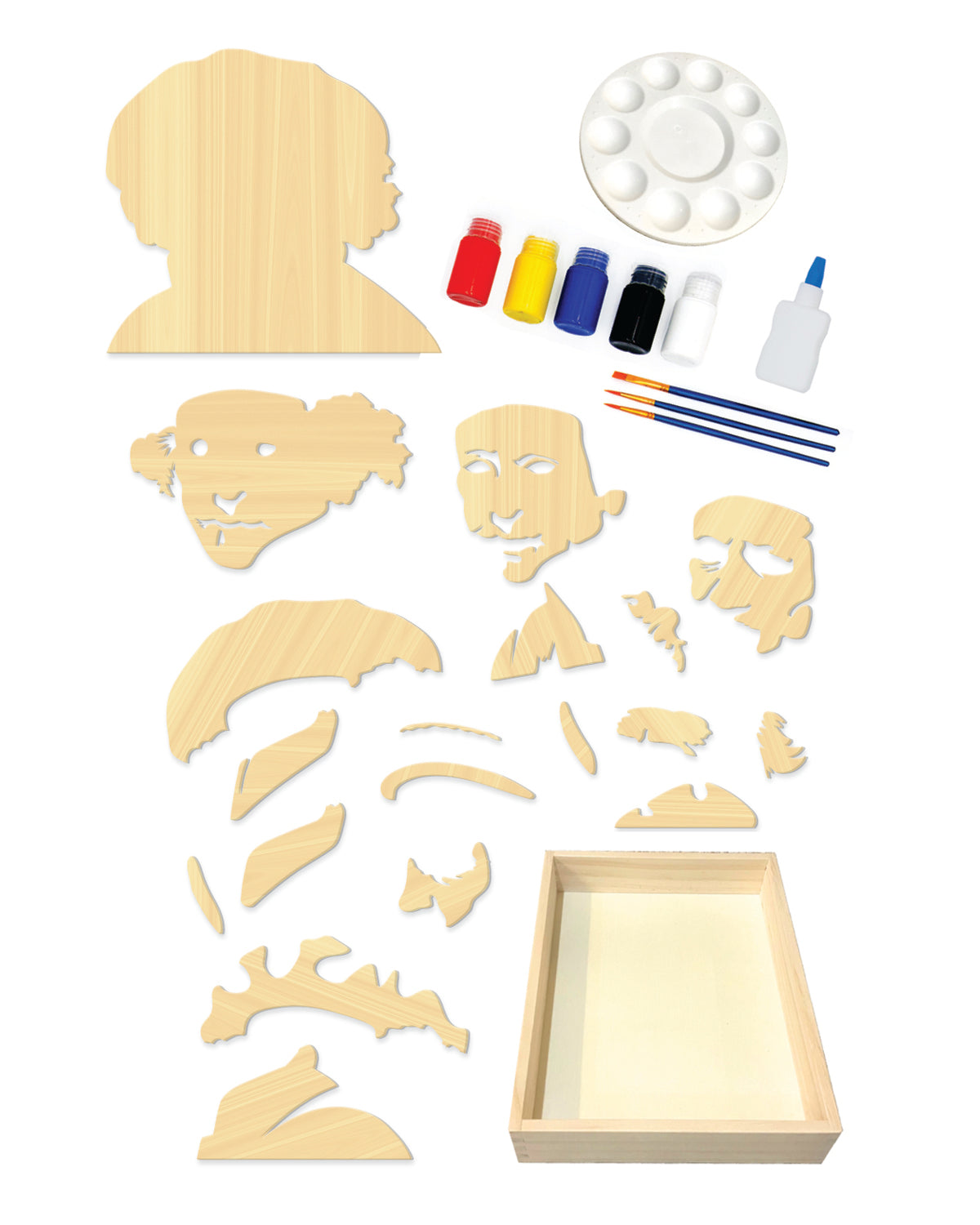 Rembrandt - Get Stacked Paint & Puzzle Kit