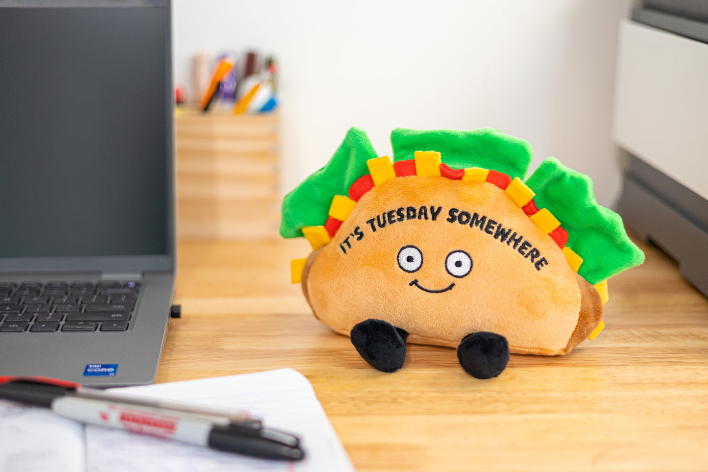 "It's Tuesday Somewhere" Plush Taco