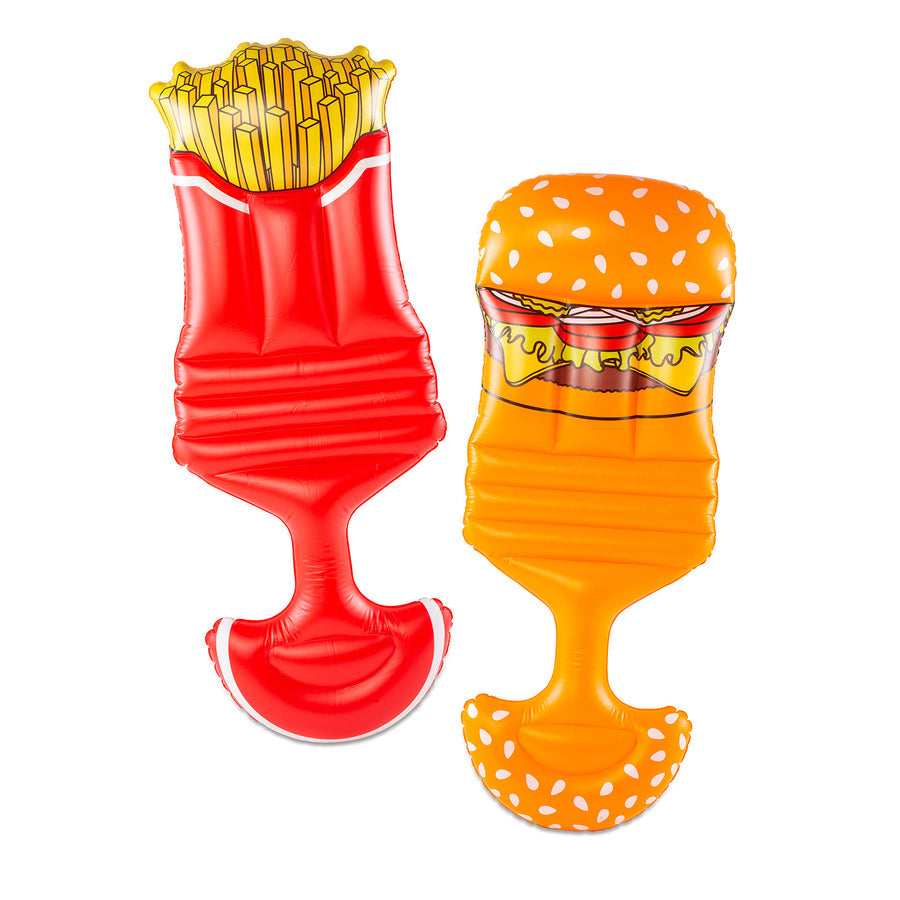 BigMouth Cheeseburger and Fries Saddle Set