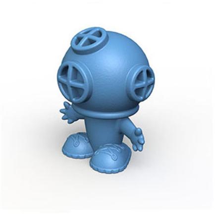 Bathtub Pals - Blue Diver - Super Toy