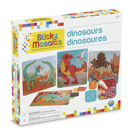 Sticky Mosaics Dinosaurs
