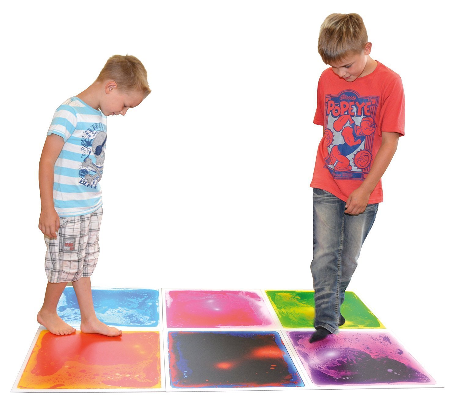 Liquid Gel Floor Tile - Orange - Super Toy