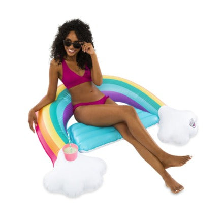 BigMouth Rainbow Sling Seat Float