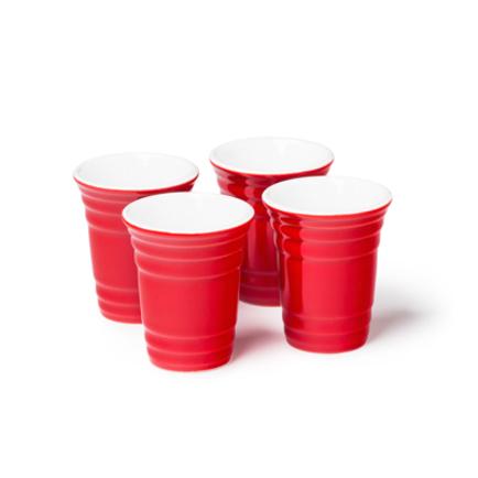 BigMouth Red Cup Shot Glass Set - 4pk - Super Toy