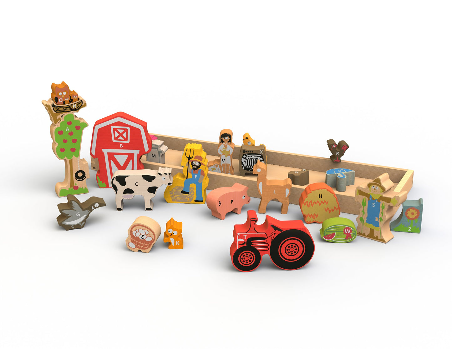 The Farm A to Z Puzzle - Super Toy