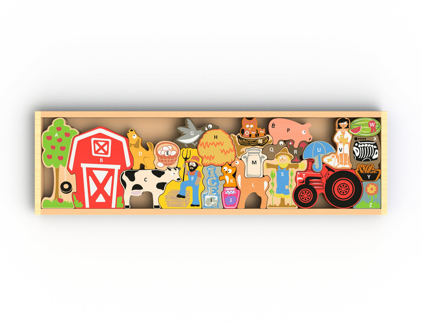 The Farm A to Z Puzzle - Super Toy