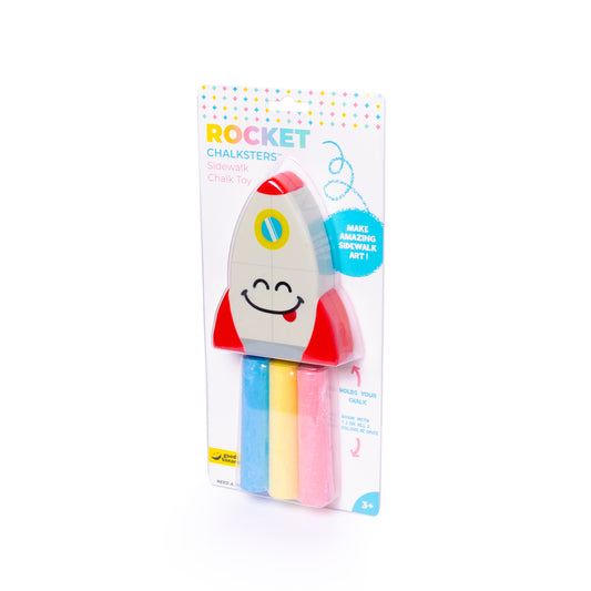 Rocketship Chalk Toy