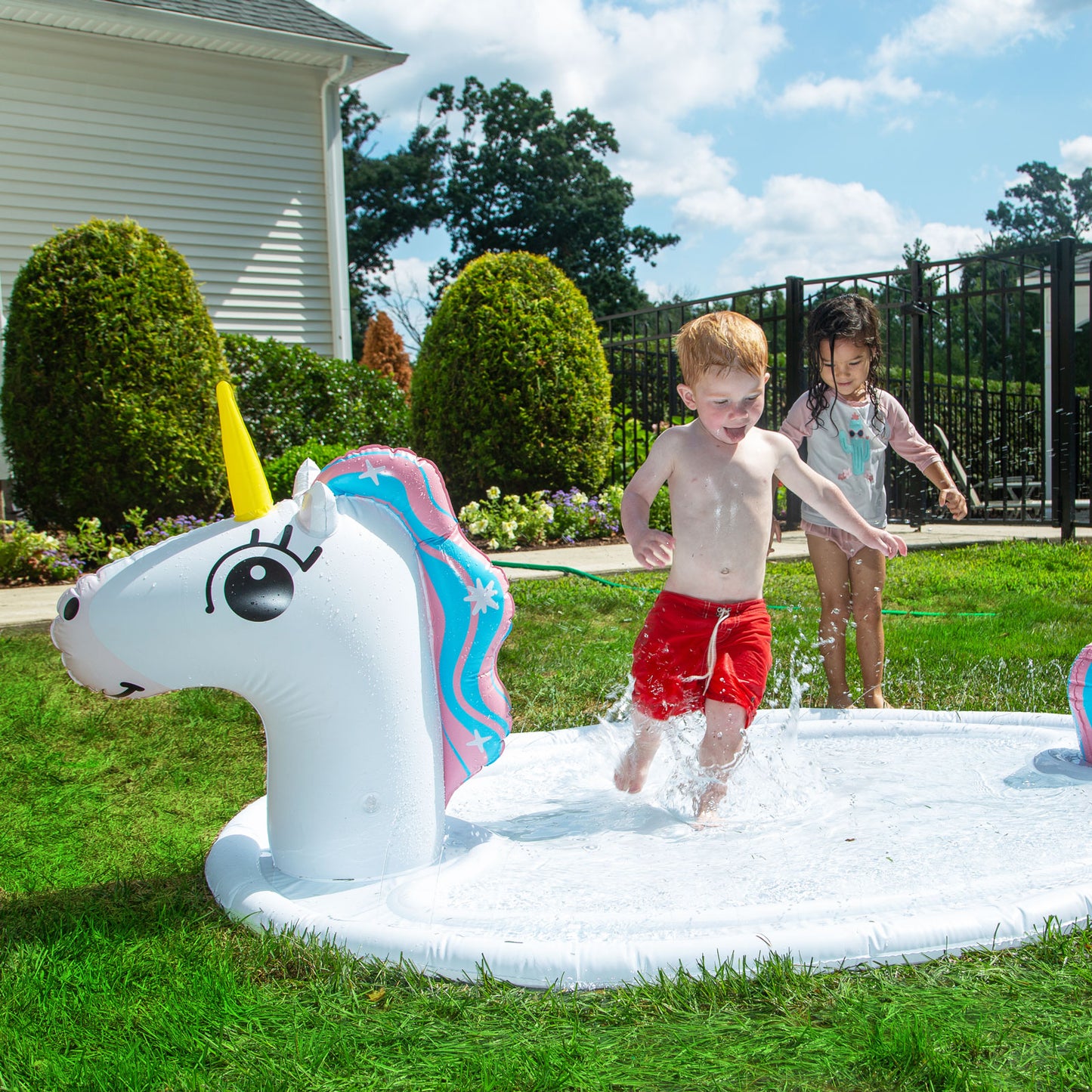 Inflatable Unicorn Splashy Sprinkler