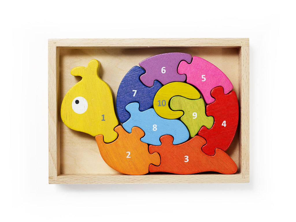 Number Snail Puzzle - Super Toy