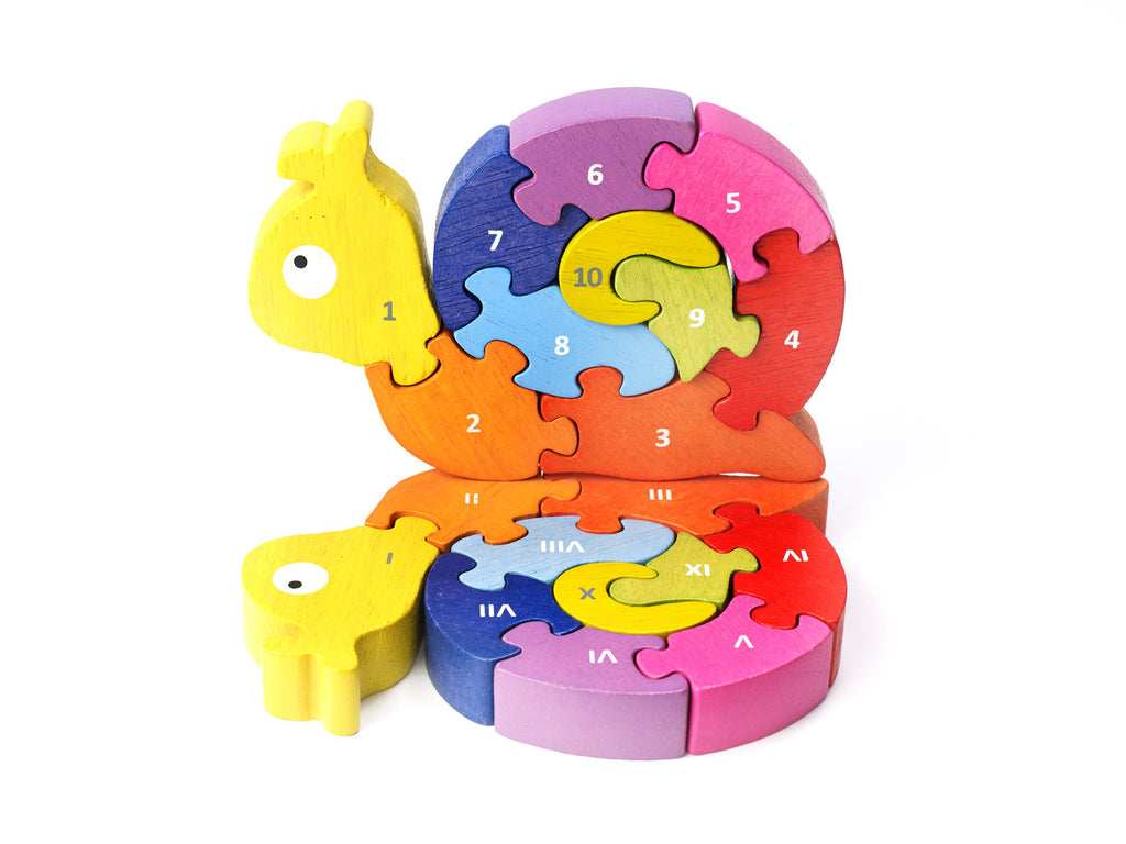 Number Snail Puzzle - Super Toy