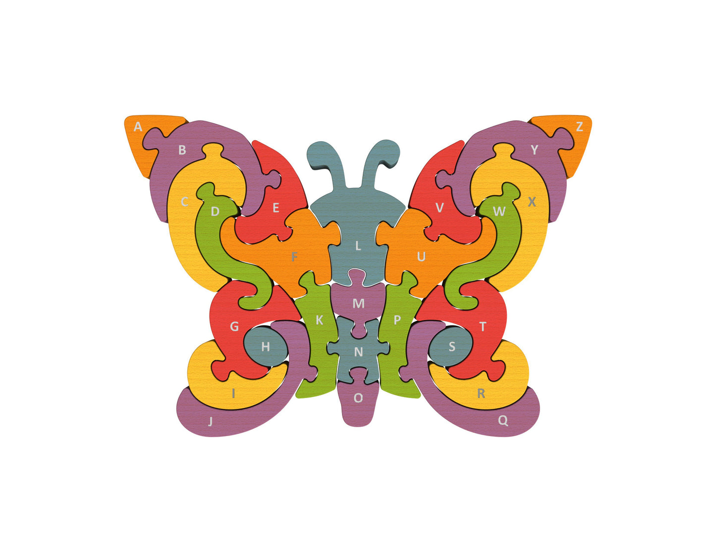 Butterfly A-Z Puzzle - Super Toy
