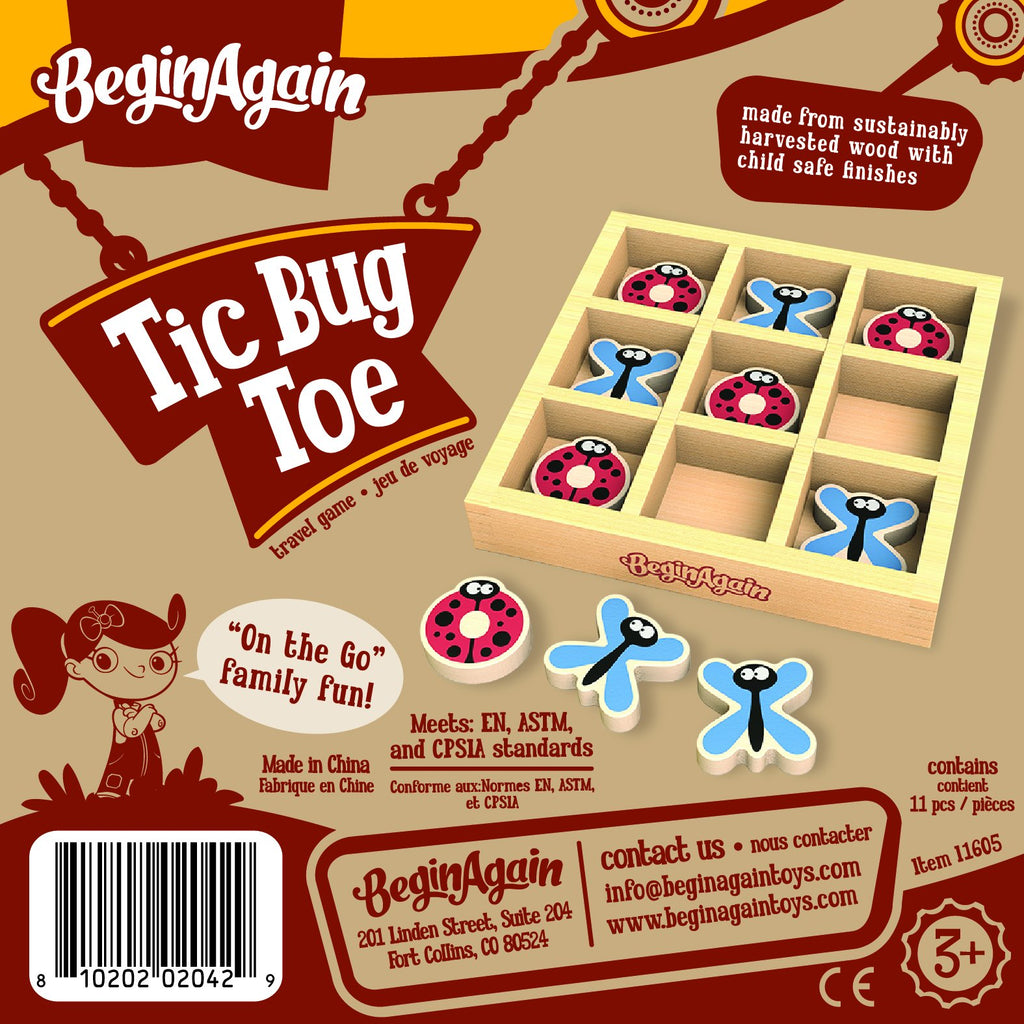 Tic Bug Toe Travel Game - Super Toy