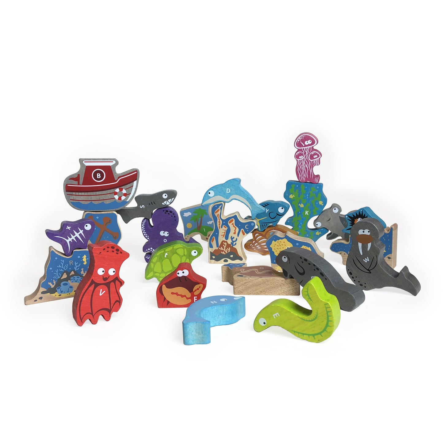 Ocean A to Z Puzzle and Playset - Super Toy