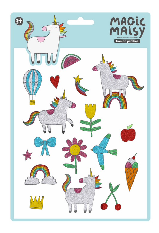 Magic Maisy Glitter Iron-On Patches